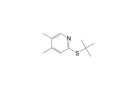 3,4-Lutidine, 6-(tert-butylthio)-