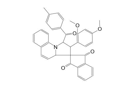 (1'R,2'R)-2'-(2,4-dimethoxyphenyl)-1'-(4-methylbenzoyl)-2',3a'-dihydro-1'H-spiro[indene-2,3'-pyrrolo[1,2-a]quinoline]-1,3-dione