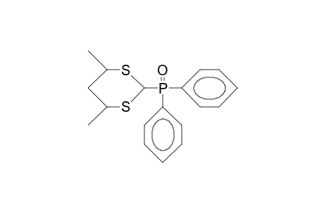 cis-4,6-Dimethyl-cis-2-diphenylphosphinoyl-1,3-dithiane