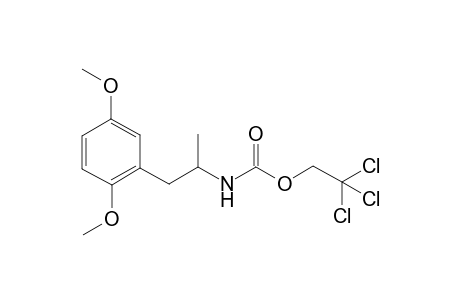 2,2,2-trichloroethyl 1-(2,5-dimethoxyphenyl)propan-2-ylcarbamate