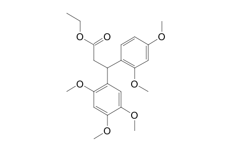 3-(2,4-dimethoxyphenyl)-3-(2,4,5-trimethoxyphenyl)propionic acid ethyl ester