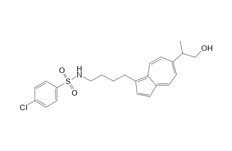 1-[4-(4-Chlorobenzenesulfonylamino)butyl]-6-(2-hydroxy-1-methyl)ethylazulene