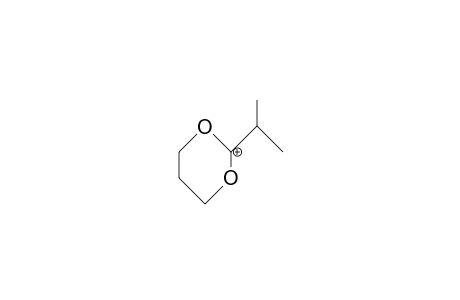 2-Isopropyl-1,3-dioxan-2-ylium cation