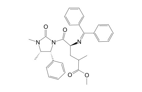 (4S,4'S,5'R)-Methyl 5-(3',4'-Dimethyl-2'-oxo-5'-phenyl-1'-imidazolyldinyl)-4-(diphenylmethyleneamino)-2-methyl-5-oxopentanoate