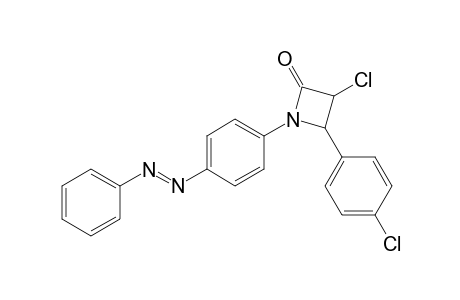 3-chloro-4-(4-chlorophenyl)-1-(4-(phenyldiazenyl) phenyl)-azetidin-2-one