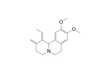 (1E)-1-ethylidene-9,10-dimethoxy-2-methylene-1,3,4,6,7,11b-hexahydro-2H-pyrido[2,1-a]isoquinoline