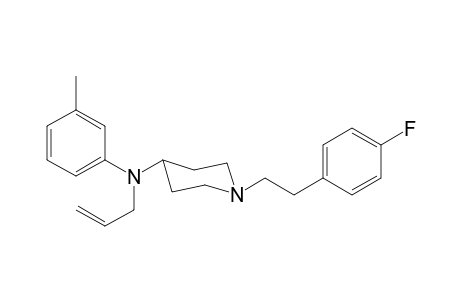 1-[2-(4-Fluorophenyl)ethyl]-N-3-methylphenyl-N-(prop-2-en-1-yl)piperidin-4-amine