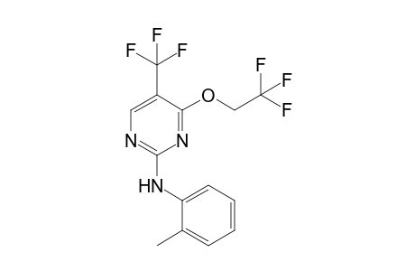 2-(2-Methylphenylamino)-4-(2,2,2-trifluoroethoxy)-5-(trifluoromethyl)pyrimidine