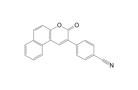 p-(3-OXO-3H-NAPHTHO[2,1-b]PYRAN-2-YL)BENZONITRILE