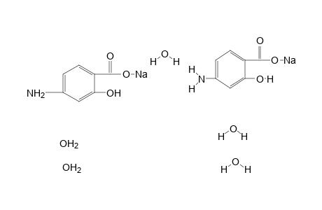 4-aminosalicylic acid, monosodium salt, dihydrate