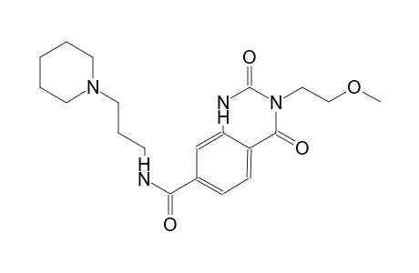 3-(2-methoxyethyl)-2,4-dioxo-N-[3-(1-piperidinyl)propyl]-1,2,3,4-tetrahydro-7-quinazolinecarboxamide