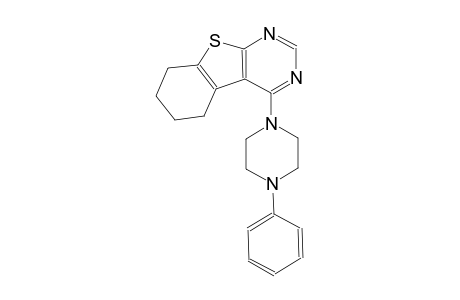 4-(4-phenyl-1-piperazinyl)-5,6,7,8-tetrahydro[1]benzothieno[2,3-d]pyrimidine