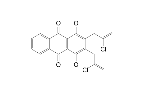 2,3-BIS-(2'-CHLOROPROP-2'-ENYL)-1,4-DIHYDROXY-ANTHRAQUINONE