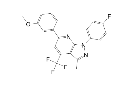 1H-pyrazolo[3,4-b]pyridine, 1-(4-fluorophenyl)-6-(3-methoxyphenyl)-3-methyl-4-(trifluoromethyl)-