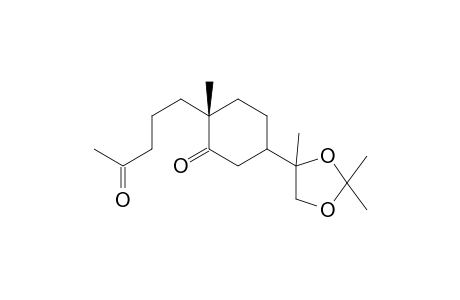 (7R,10R,11R)-4,5-Dioxo-4,5-deco-eudesman-11,13-isopropylidene ketal