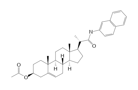 3-BETA-ACETOXY-N-(2'-NAPHTHYL)-23,24-DINORCHOL-5-EN-22-AMIDE
