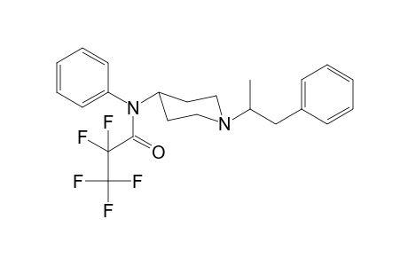 N-Phenyl-N-[1-(1-phenylpropan-2-yl)piperidin-4-yl]pentafluoropropionamide