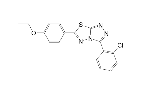 3-(2-chlorophenyl)-6-(4-ethoxyphenyl)[1,2,4]triazolo[3,4-b][1,3,4]thiadiazole