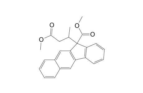 methyl-3-[11-(methoxycarbonyl)-11H-benzo[b]fluoren-11-yl]butyrate