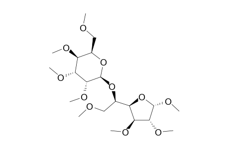 Permethyl-.beta.-D-glucopyranosyl-(1-5)-.alpha.-D-glucofuranose