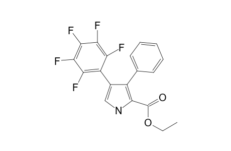 ethyl 4-(2,3,4,5,6-pentafluorophenyl)-3-phenyl-1H-pyrrole-2-carboxylate