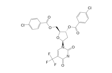 1-[3,5-BIS-O-(PARA-CHLOROBENZOYL)-2-DEOXY-BETA-D-ERYTHRO-PENTOFURANOSYL]-5-TRIFLUOROMETHYLURACIL