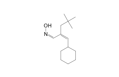 Pentanal, 2-(cyclohexylmethylene)-4,4-dimethyl-, oxime