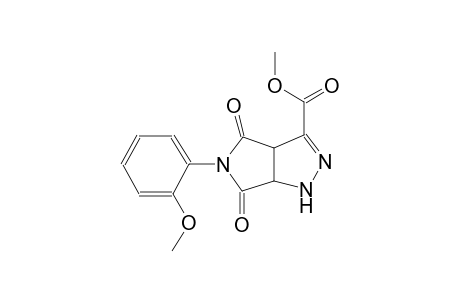 methyl 5-(2-methoxyphenyl)-4,6-dioxo-1,3a,4,5,6,6a-hexahydropyrrolo[3,4-c]pyrazole-3-carboxylate