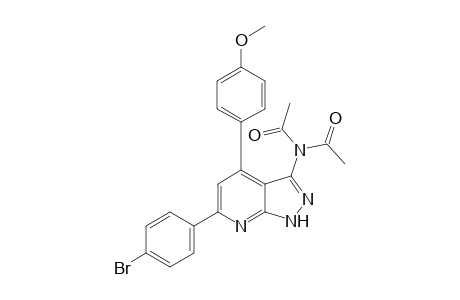 N-acetyl-N-(6-(4-bromophenyl)-4-(4-methoxyphenyl)-1H-pyrazolo [3,4-b]pyridin-3-yl) acetamide