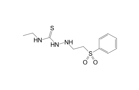 N-Ethyl-2-[2-(phenylsulfonyl)ethyl]hydrazinecarbothioamide