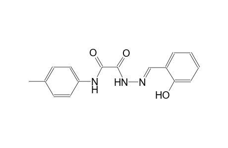 2-[(2E)-2-(2-hydroxybenzylidene)hydrazino]-N-(4-methylphenyl)-2-oxoacetamide
