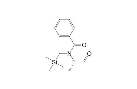 N-[(1S)-2-keto-1-methyl-ethyl]-N-(trimethylsilylmethyl)benzamide