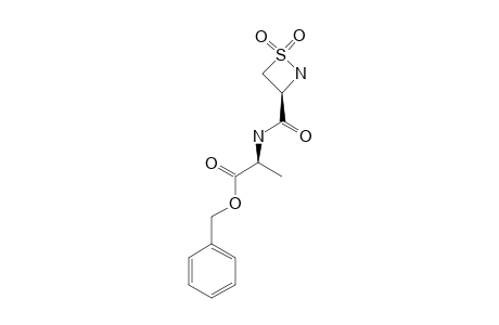 N-[(R)-(1,1-DIOXO-1,2-THIAZETIDINE-3-YL)-CARBONYL]-D-ALANINE_BENZYLESTER