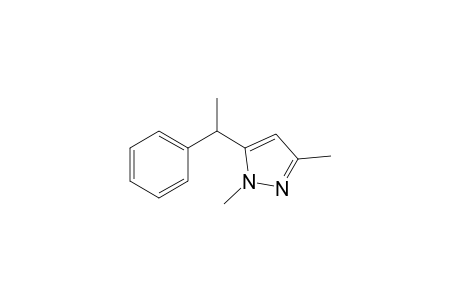 1,3-dimethyl-5-(1-phenylethyl)pyrazole