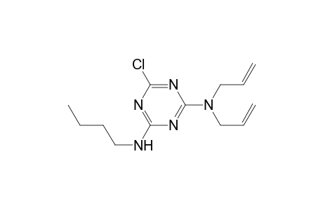 4-N-butyl-6-chloro-2-N,2-N-bis(prop-2-enyl)-1,3,5-triazine-2,4-diamine