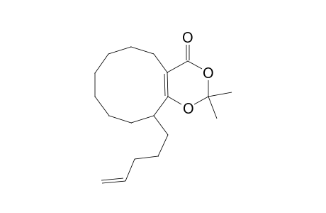 13,13-Dimethyl-12,14-dioxa-2-(4'-pentenyl)bicyclo[8.4.0]tetradec-1-(10)-en-11-one