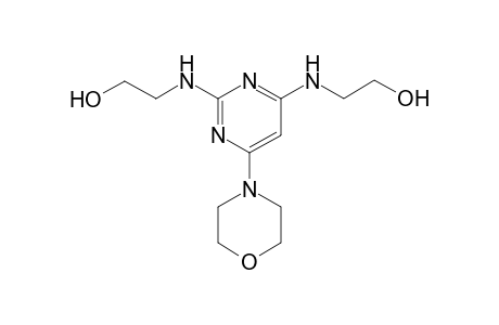 2-[[2-(2-hydroxyethylamino)-6-morpholin-4-yl-pyrimidin-4-yl]amino]ethanol