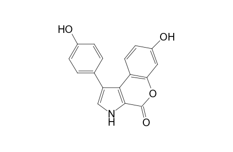 1-(4-Hydroxyphenyl)-7-hydroxychromeno[3,4-b]pyrrole-4(3H)-one
