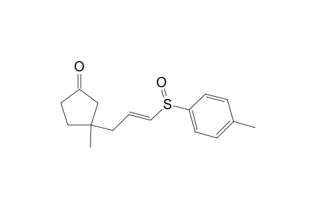 3-Methyl-3-[(E)-3-(4-methylphenyl)sulfinylprop-2-enyl]-1-cyclopentanone