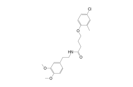 4-(4-chloro-2-methylphenoxy)-N-[2-(3,4-dimethoxyphenyl)ethyl]butanamide