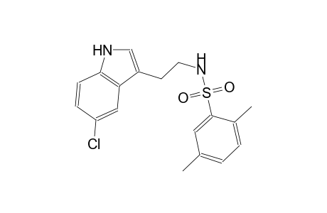 N-[2-(5-chloro-1H-indol-3-yl)ethyl]-2,5-dimethylbenzenesulfonamide