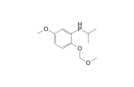 2(-Isopropylphosphino)-4-methoxyphenyl-methoxymethylether