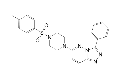[1,2,4]triazolo[4,3-b]pyridazine, 6-[4-[(4-methylphenyl)sulfonyl]-1-piperazinyl]-3-phenyl-