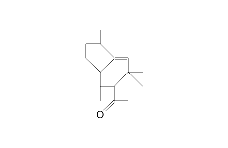 4a-Acetyl-3,3,4b,9a-tetramethyl-bicyclo(4.3.0)non-1-ene