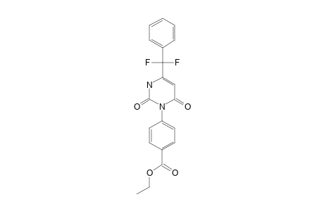 6-(DIFLUOROMETHYLPHENYL)-3-(4-ETHOXYCARBONYLPHENYL)-2,4-PYRIMIDINDIONE