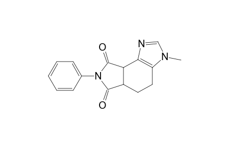 3,4,5,5a,6,7,8,8a-Octahydro-6,8-dioxo-3-methyl-7-phenylpyrrolo[3,4-e]benzimidazole