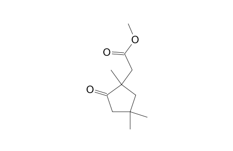 Methyl-2-(1',4',4'-trimethyl-2'-oxo-cyclopentyl)-acetate