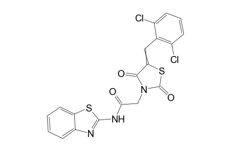 N-(Benzothiazol-2-yl)-2-(5-(2,6-dichlorobenzylidene)-2,4-dioxothiazolidin-3-yl)acetamide