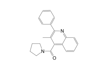 3-methyl-2-phenyl-4-(1-pyrrolidinylcarbonyl)quinoline