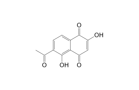 1,4-Naphthoquinone, 6-acetyl-2,5-dihydroxy-